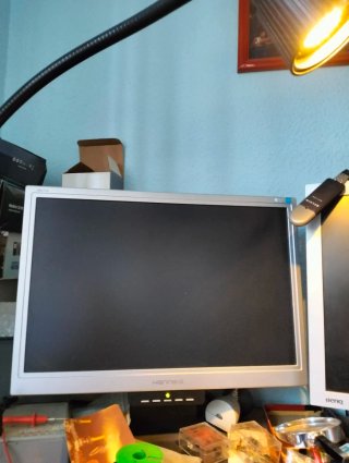 Monitor Hanns G 17 Plata/Negro