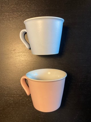 Coppia tazze Mulino Bianco pastello