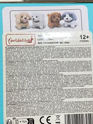 Cão Peluche Interativo Mini Fantástico