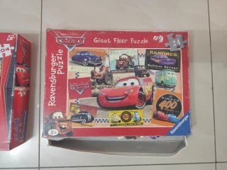 Lote 2 Puzzles Cars Disney Clementoni y Ravensburg