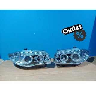 FE FAROS BMW E81 E87 E82 E88 OJOS ANGEL LUZ DIURNA FONDO CRO