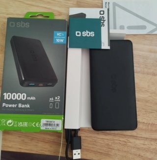 Power Bank SBS 10000 mAh Carga Inteligente