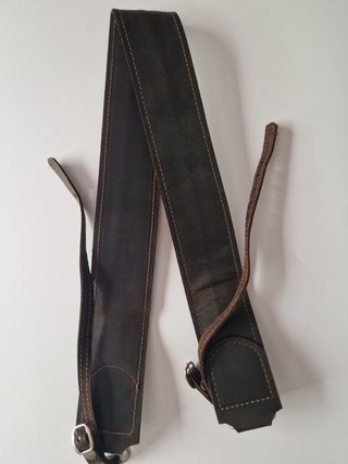 Bandolera de piel para cámara