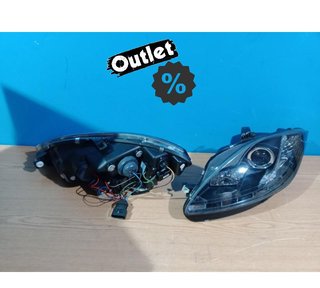 FE FAROS PARA SEAT LEON ALTEA TOLEDO 04-09 LUZ DIURNA LED FO
