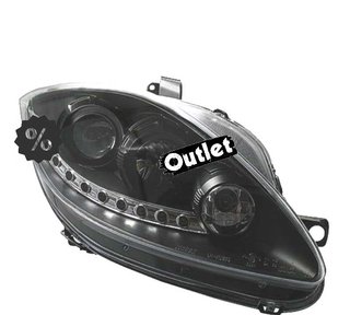 FE FAROS PARA SEAT LEON ALTEA TOLEDO 04-09 LUZ DIURNA LED FO