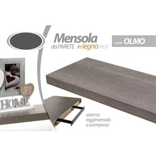 estante de estantería rectangular 60x25x4cm Librer