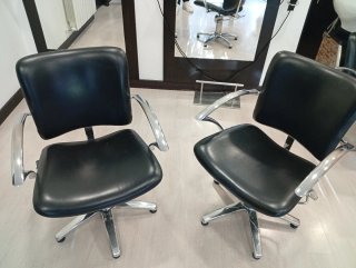 2 Sillones de Peluquería Negros