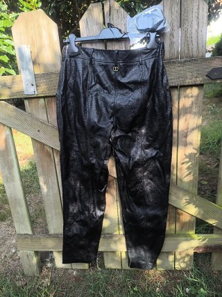 Pantalón Twinaer Milano Talla 48 Negro/Plata