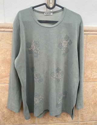 Camiseta NAYAT verde talla L/XL