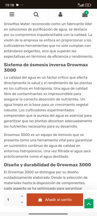 GrowMax Water 3000 Osmosis