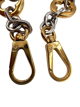 Cadena Louis Vuitton bandolera oro/plata