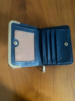Cartera Michael Kors Azul y Dorada