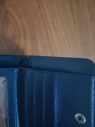 Cartera Michael Kors Azul y Dorada