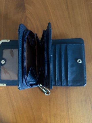 Cartera Michael Kors Azul y Dorada