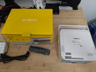 Proyector Magicubic HY350 MAX Plata/Blanco