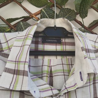 Camisa Cortefiel Talla L Cuadros