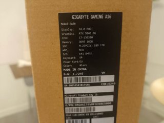 GIGABYTE GAMING A16 RTX 5060