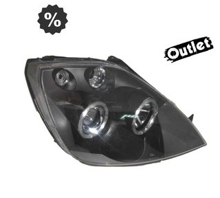 FE FAROS PARA FORD FIESTA 02-08 OJOS ANGEL FONDO NEGRO R1455