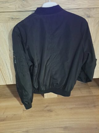 Chaqueta Bomber Negra Talla S