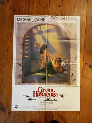 Cartel El Cónsul Honorario (Michael Caine)