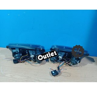 FE FAROS VOLKSWAGEN VW GOLF 4 OJOS ANGEL LED LOOK R32 FONDO