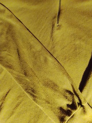 Jersey verde con cremallera