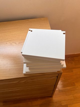 Estantería alta blanca