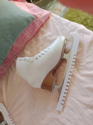 Patines de hielo blancos talla 37.5