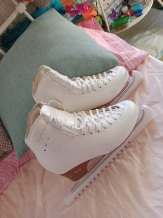 Patines de hielo blancos talla 37.5