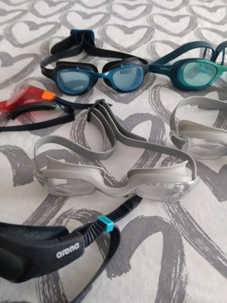 Lote 5 gafas natación (varias marcas)
