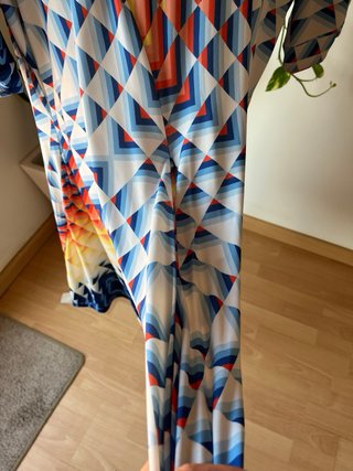 Vestido estampado geométric