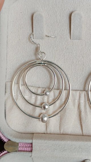 Pendientes Aro Plata Laminada