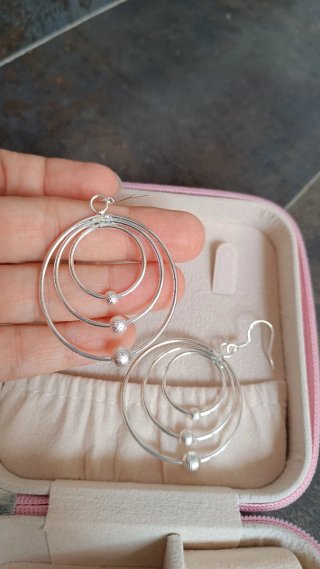Pendientes Aro Plata Laminada