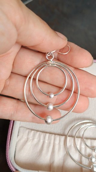 Pendientes Aro Plata Laminada