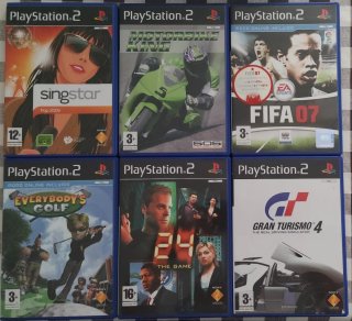 Juegos PS2: FIFA, Gran Turismo, SingStar y