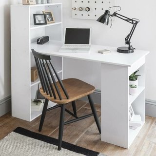 Escritorio con Estantería Mesa Soporte PC Computad