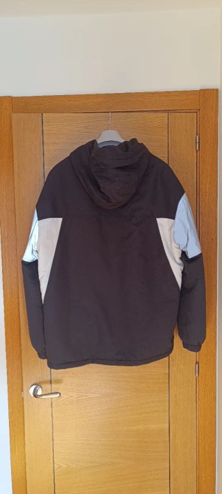 Cazadora Pull&Bear Negra Gris Talla XL