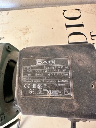 Bomba de agua 1 CV