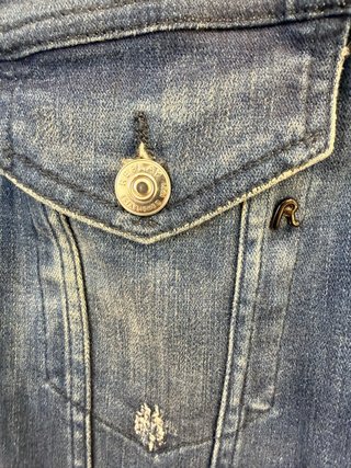 Chaqueta Replay Denim Azul tipo bomber