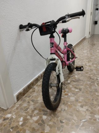 Bicicleta infantil rosa