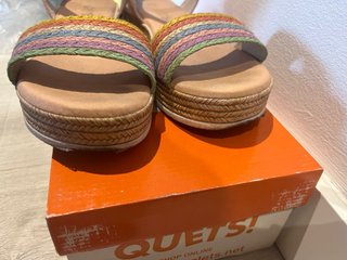 Sandalias Querol Beige Multicolor