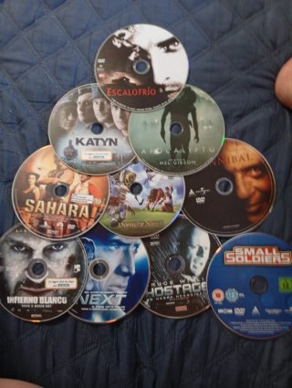 Lote 10 Películas DVD Acción/Aventura/Terror
