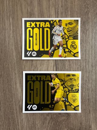 Cromos Fútbol Extra Gold Bellingham Sorloth