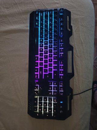 Teclado Gamer 1AC Negro