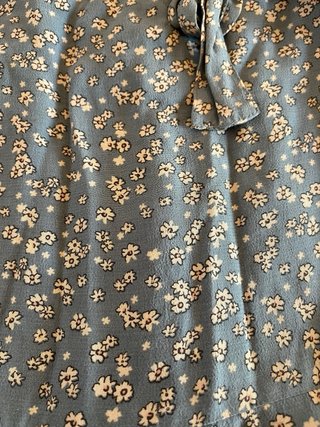 Falda Pull&Bear floral azul
