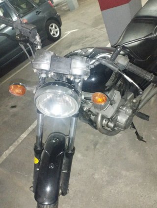 Honda CB Two Fifty Naked Negra