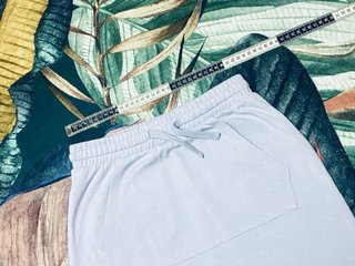 Falda Midi Deportiva Azul Pastel Mango XS 34 EUR