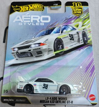 Hot Wheels Premium Aero Styles Nissan R32 GT-R