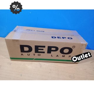 FE FARO IZQ PARA RENAULT MEGANE III 08-11 FONDO NEGRO R01689