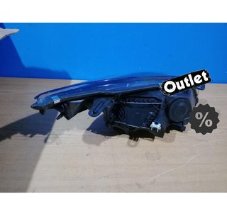 FE FARO IZQ PARA RENAULT MEGANE III 08-11 FONDO NEGRO R01689